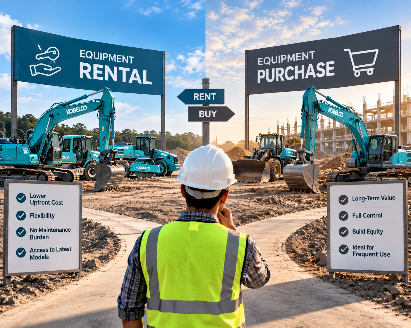 Equipment Rental vs Equipment Purchase: Which Option Fits Your Project?