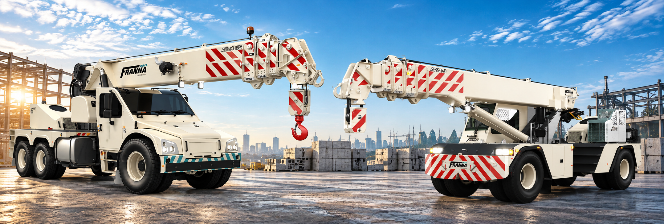 Franna pick & carry cranes, sold and supported by SBEPL